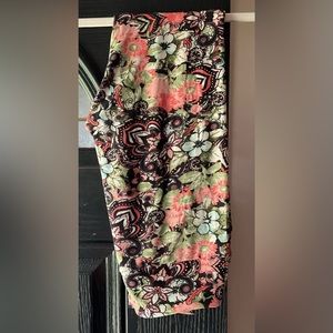 LuLaRoe Floral Leggings OS